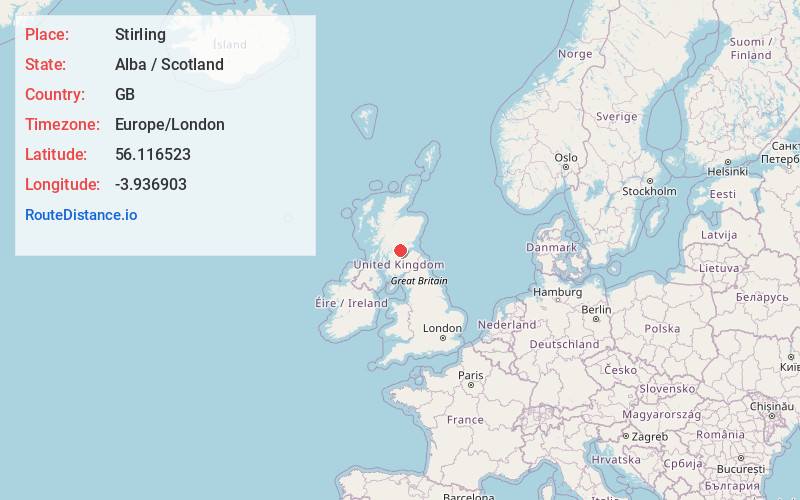 Map of Stirling