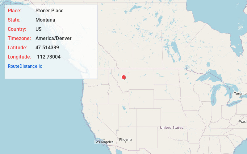 Map of Stoner Place