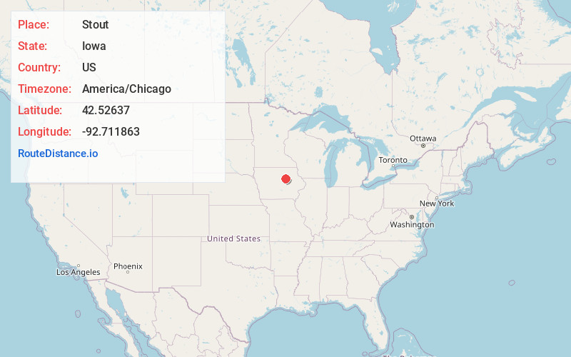 Map of Stout