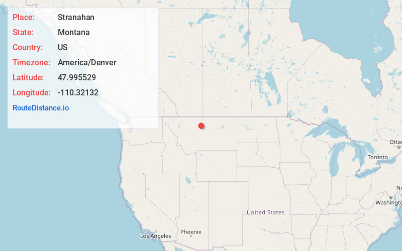 Map of Stranahan