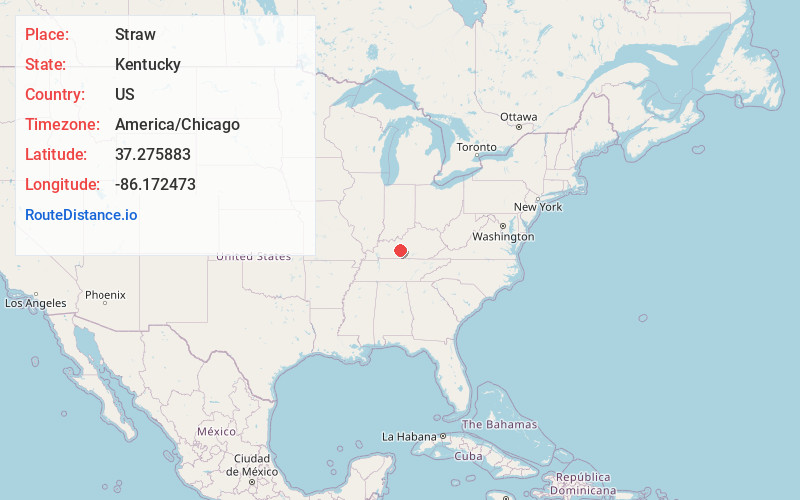 Map of Straw
