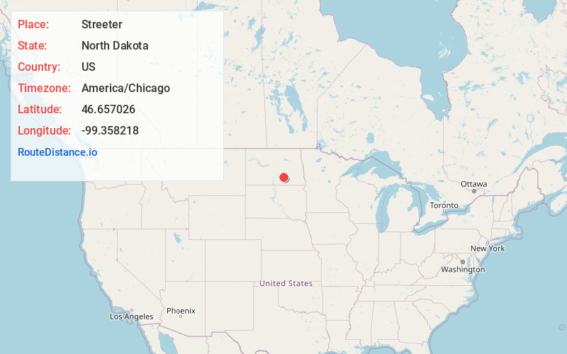 Map of Streeter