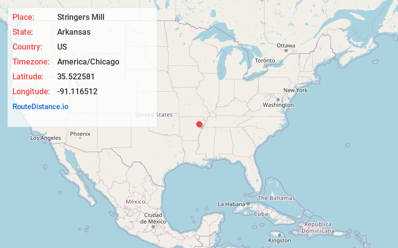 Map of Stringers Mill