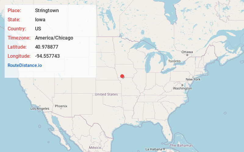 Map of Stringtown