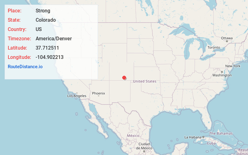Map of Strong