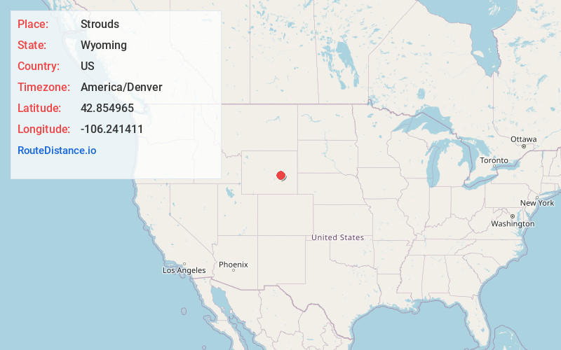 Map of Strouds