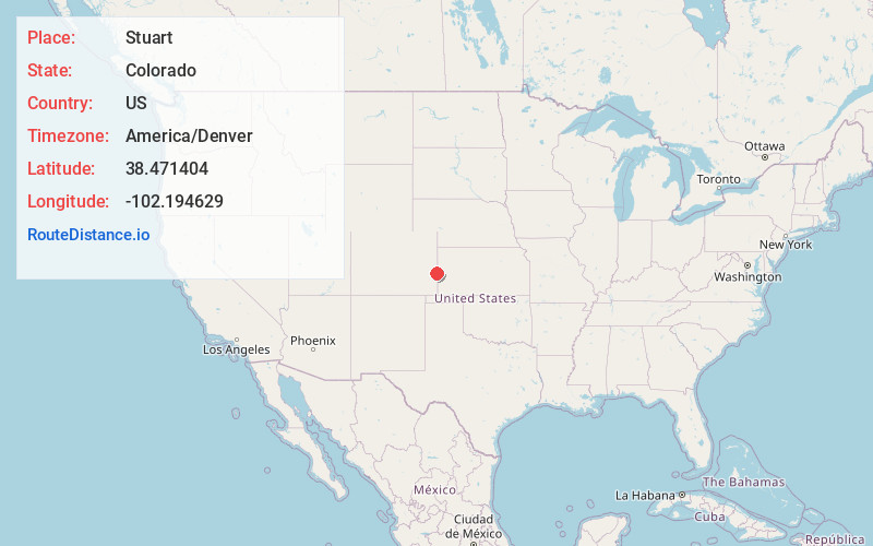 Map of Stuart
