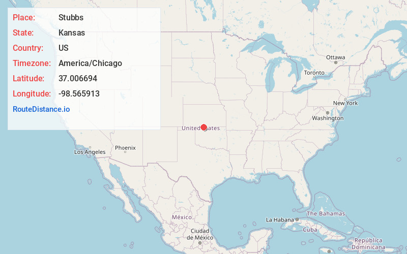 Map of Stubbs
