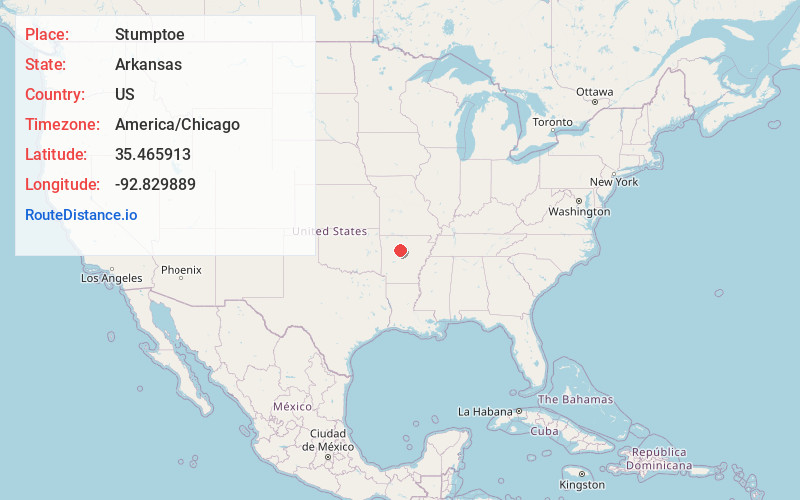 Map of Stumptoe
