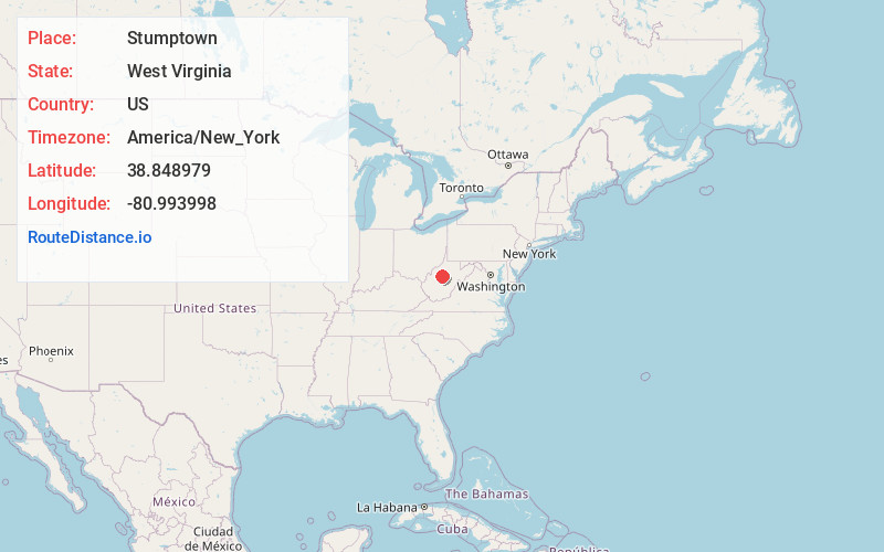 Map of Stumptown