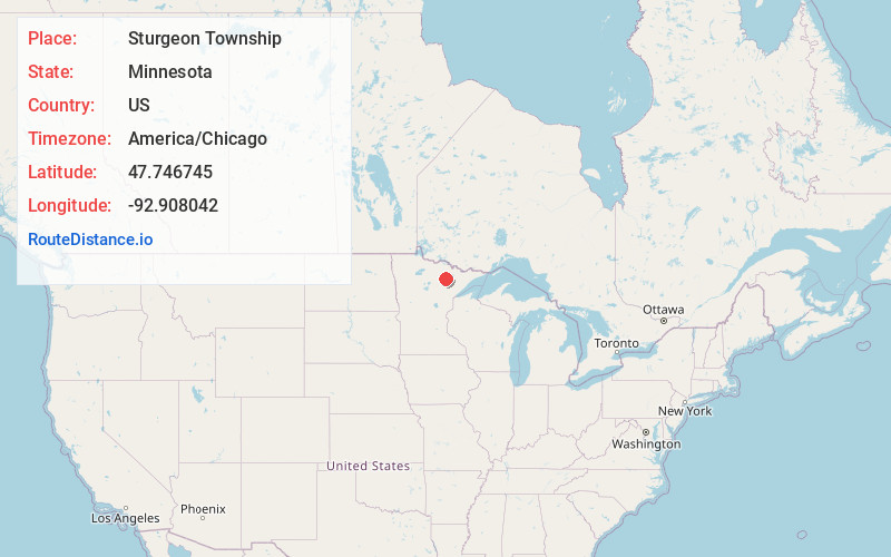 Map of Sturgeon Township
