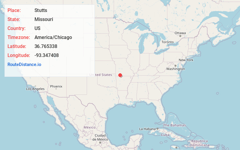Map of Stutts