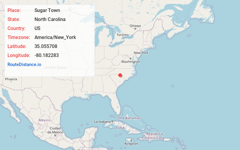 Map of Sugar Town