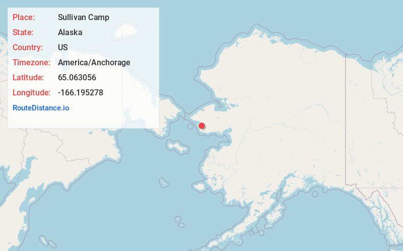 Map of Sullivan Camp