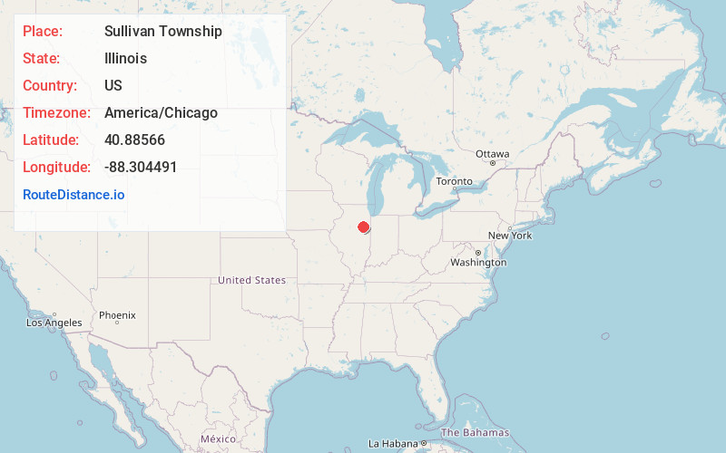 Map of Sullivan Township