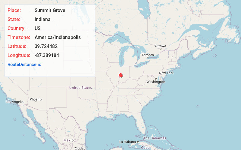 Map of Summit Grove