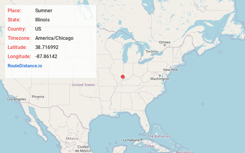Map of Sumner