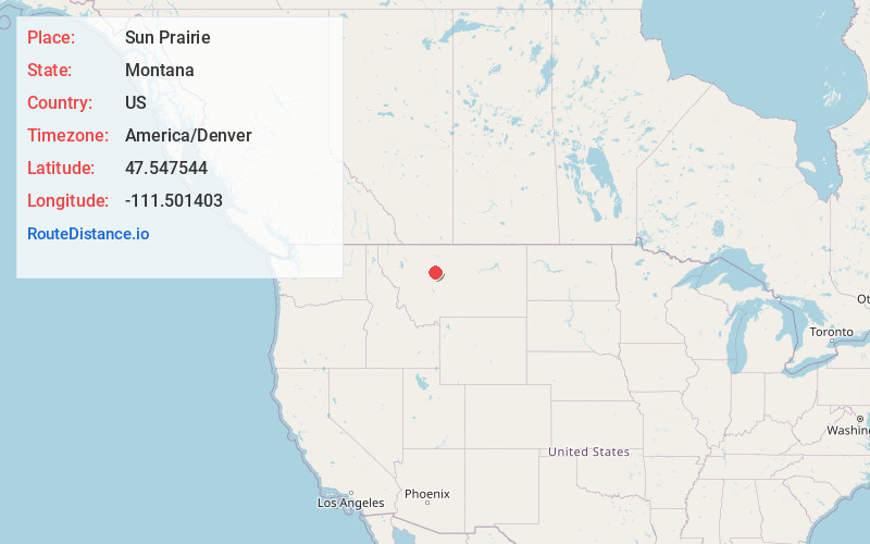 Map of Sun Prairie