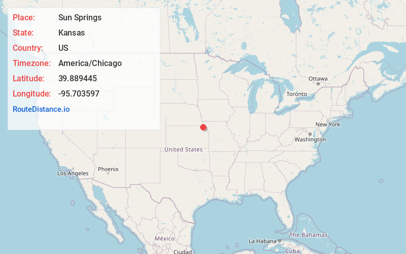 Map of Sun Springs