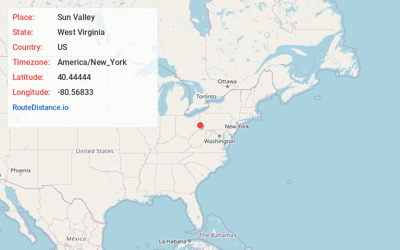 Map of Sun Valley