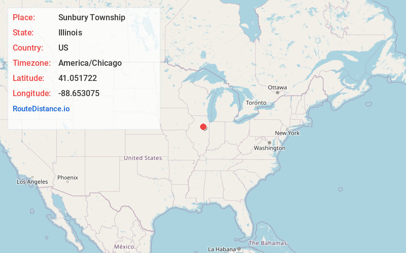 Map of Sunbury Township