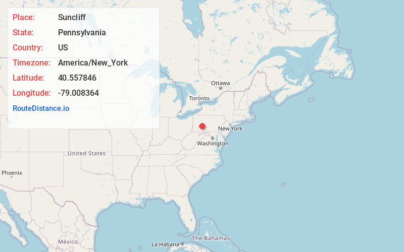 Map of Suncliff