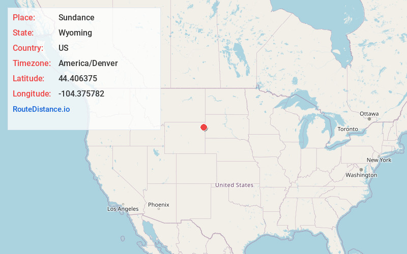 Map of Sundance