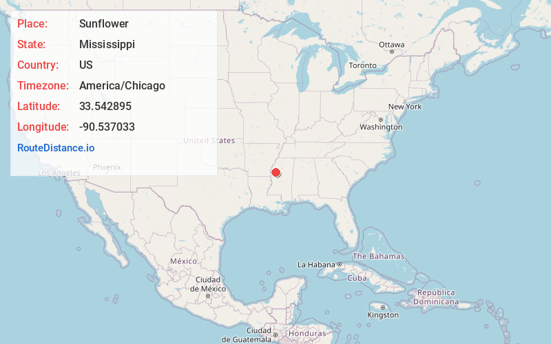 Map of Sunflower