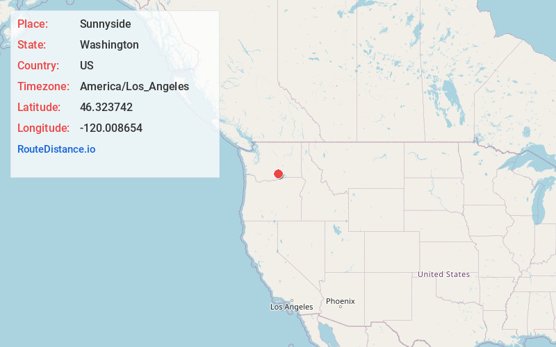 Map of Sunnyside
