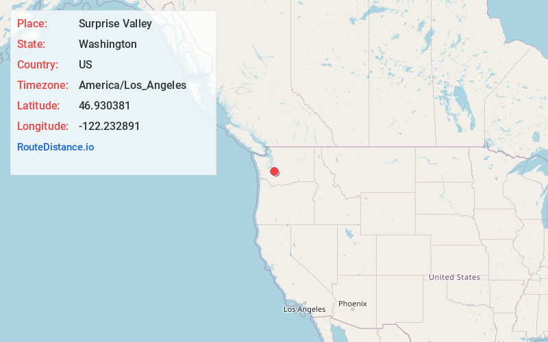Map of Surprise Valley