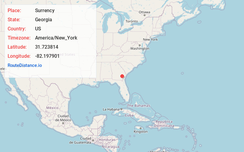 Map of Surrency