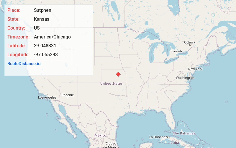Map of Sutphen