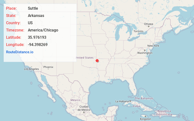 Map of Suttle