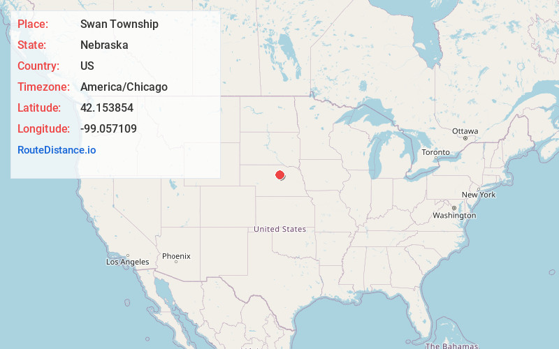 Map of Swan Township