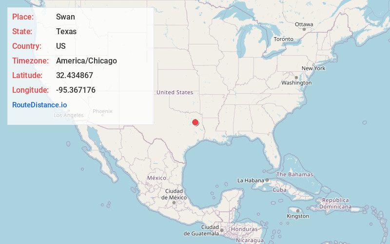 Map of Swan