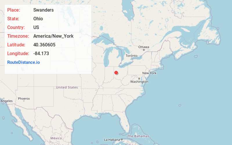 Map of Swanders