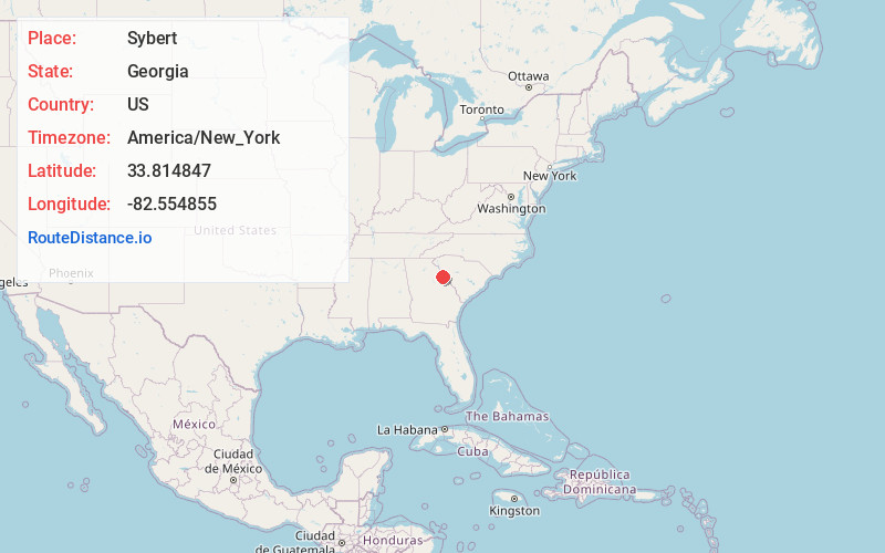 Map of Sybert