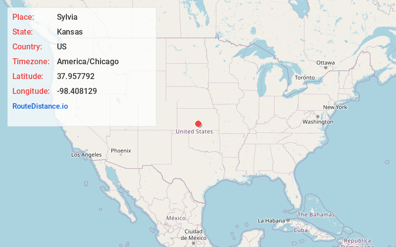 Map of Sylvia
