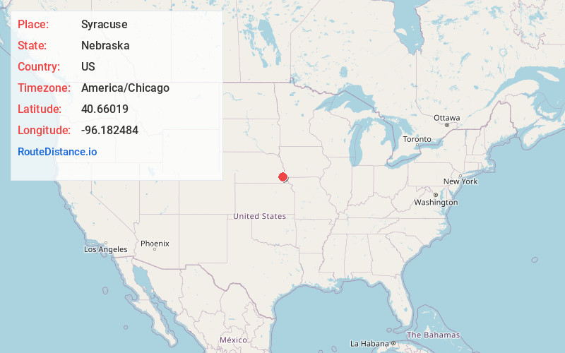 Map of Syracuse