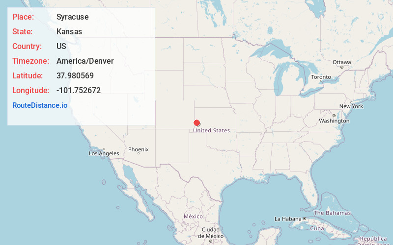 Map of Syracuse