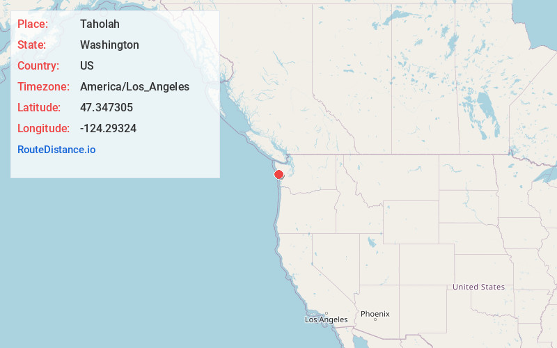Map of Taholah