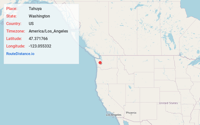 Map of Tahuya