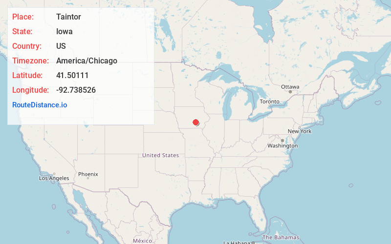 Map of Taintor