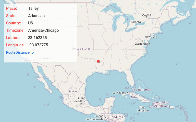 Map of Talley