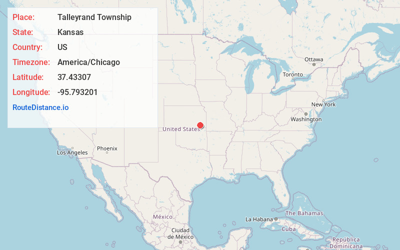 Map of Talleyrand Township