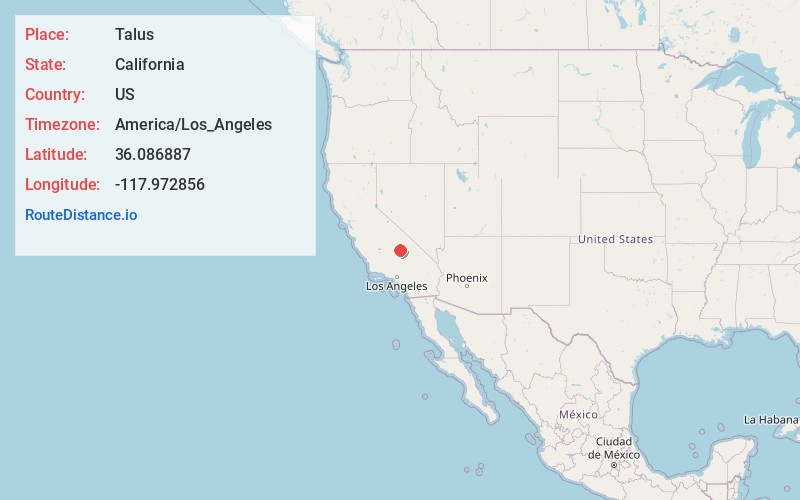 Map of Talus