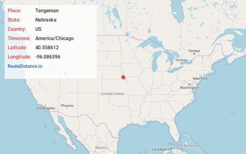 Map of Tangeman