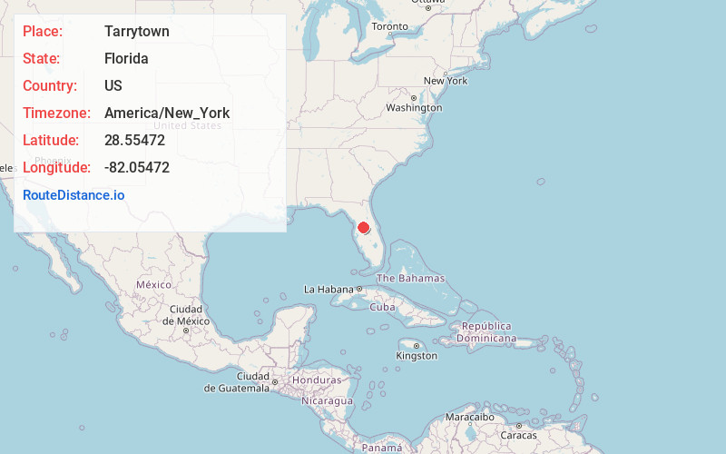 Map of Tarrytown
