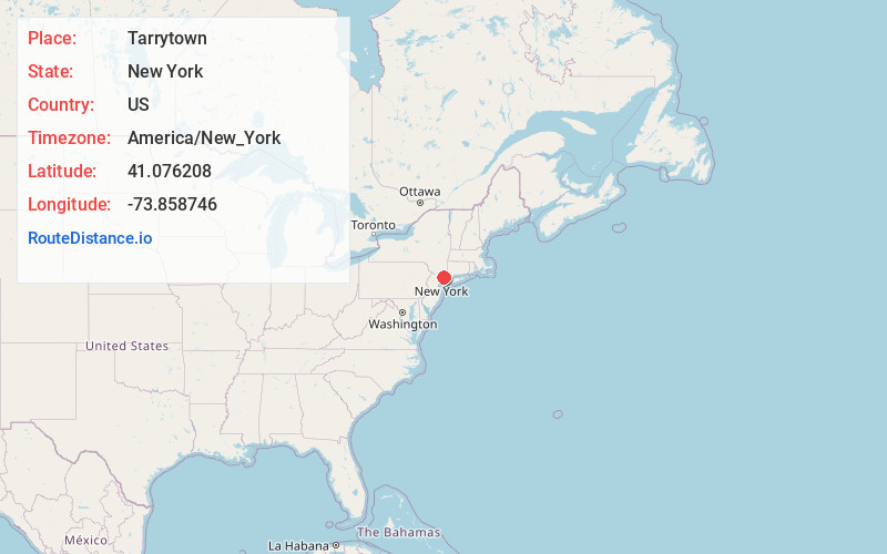 Map of Tarrytown