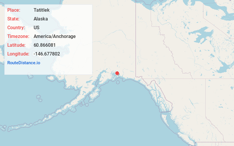 Map of Tatitlek